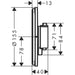 Hansgrohe Showerselect Comfort S Thermostat For Concealed Installation For 2 Functions with Integrated Security Combination According to EN1717 - Unbeatable Bathrooms