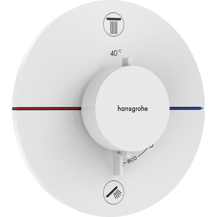 Hansgrohe Showerselect Comfort S Thermostat For Concealed Installation For 2 Functions - Unbeatable Bathrooms