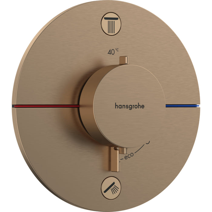 Hansgrohe Showerselect Comfort S Thermostat For Concealed Installation For 2 Functions - Unbeatable Bathrooms