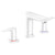 Hansgrohe Talis E 3-Hole Basin Mixer with Pop-Up Waste - Unbeatable Bathrooms