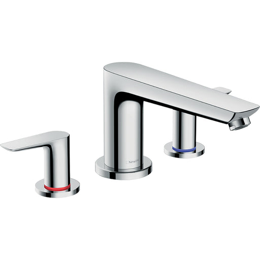 Hansgrohe Talis E 3-Hole Rim-Mounted Bath Mixer - Chrome - Unbeatable Bathrooms