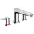 Hansgrohe Talis E 3-Hole Rim-Mounted Bath Mixer - Chrome - Unbeatable Bathrooms