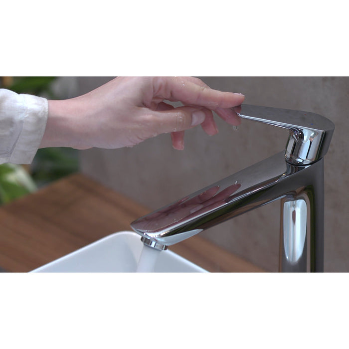 Hansgrohe Talis E Single Lever Basin Mixer 240 with Pop-Up Waste - Unbeatable Bathrooms