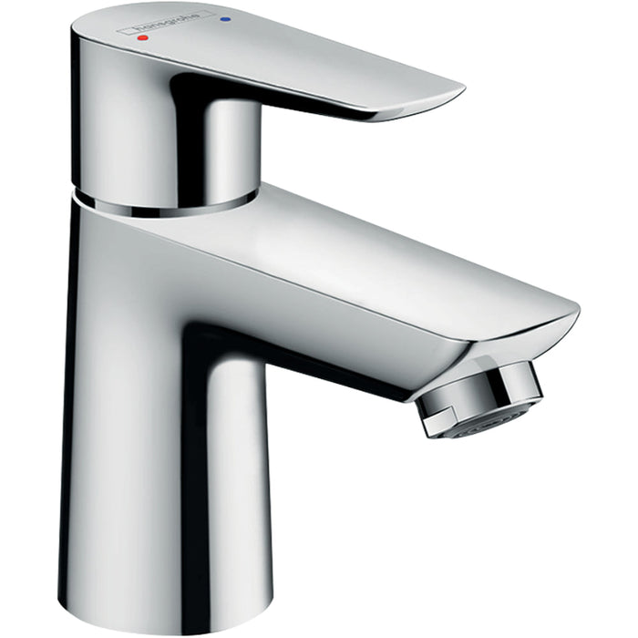 Hansgrohe Talis E Single Lever Basin Mixer 80 with Pop-Up Waste - Chrome - Unbeatable Bathrooms