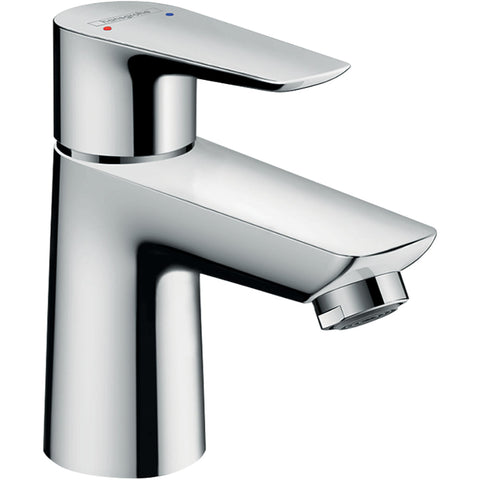 Hansgrohe Talis E Single Lever Basin Mixer 80 with Pop-Up Waste - Chrome - Unbeatable Bathrooms