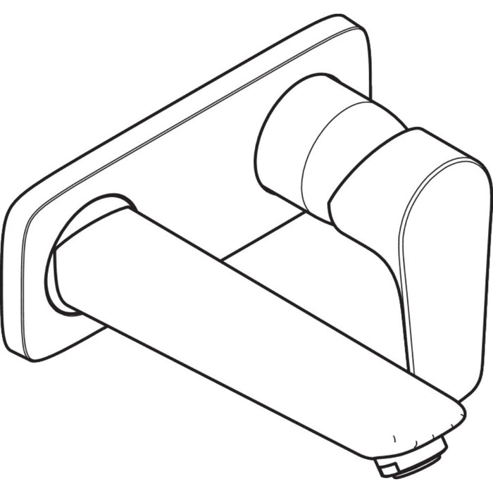 Hansgrohe Talis E Single Lever Basin Mixer For Concealed Installation with Spout 16.5 cm - Chrome - Unbeatable Bathrooms