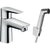Hansgrohe Talis E Single Lever Basin Mixer with Bidet Spray and Shower Hose 160 cm - Chrome - Unbeatable Bathrooms