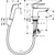 Hansgrohe Talis E Single Lever Basin Mixer with Bidet Spray and Shower Hose 160 cm - Chrome - Unbeatable Bathrooms
