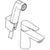 Hansgrohe Talis E Single Lever Basin Mixer with Bidet Spray and Shower Hose 160 cm - Chrome - Unbeatable Bathrooms