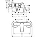 Hansgrohe Talis E Single Lever Manual Shower Mixer For Exposed Installation - Unbeatable Bathrooms