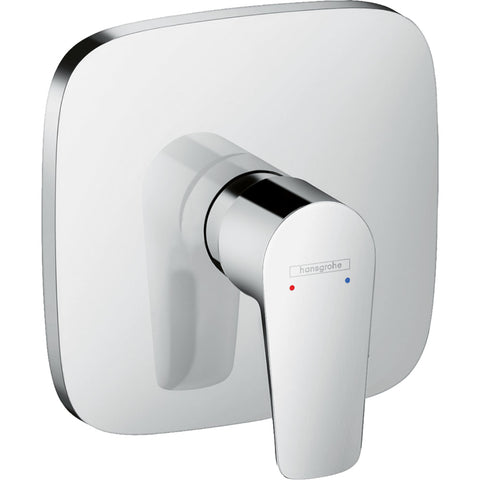 Hansgrohe Talis E Single Lever Manual Shower Mixer Soft Cube For Concealed Installation - Unbeatable Bathrooms