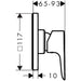 Hansgrohe Talis E Single Lever Shower Mixer For Concealed Installation - Unbeatable Bathrooms