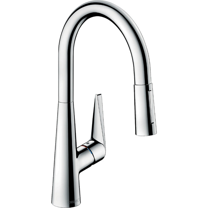 Hansgrohe Talis M51 Single Lever Kitchen Mixer 200 with Pull-Out Spray, 2 Spray Modes - Unbeatable Bathrooms
