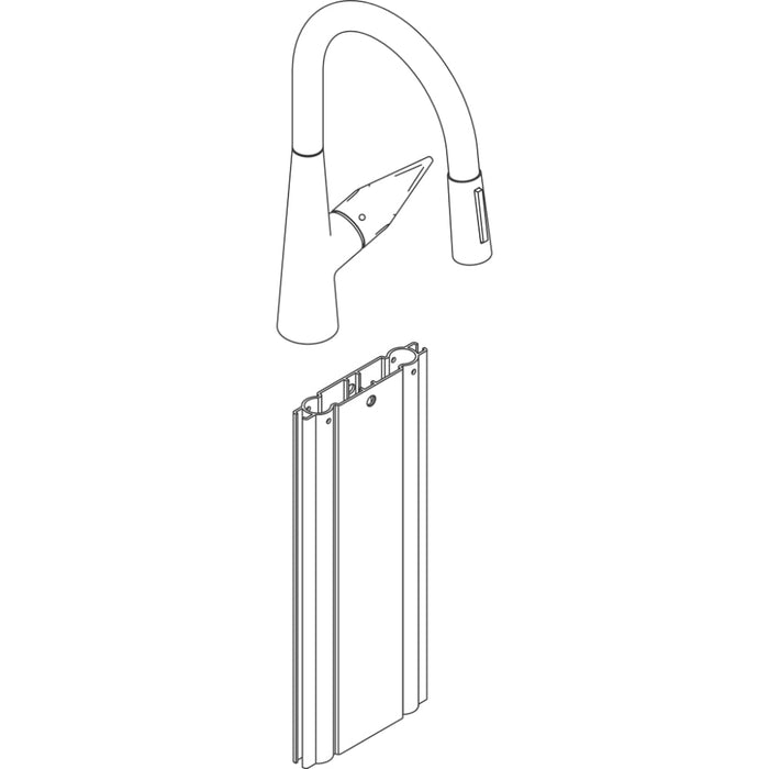 Hansgrohe Talis M51 Single Lever Kitchen Mixer 200 with Pull-Out Spray and Sbox, 2 Spray Modes - Unbeatable Bathrooms