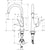 Hansgrohe Talis M51 Single Lever Kitchen Mixer 260 For Vented Hot Water Cylinders, Single Spray Mode - Chrome - Unbeatable Bathrooms