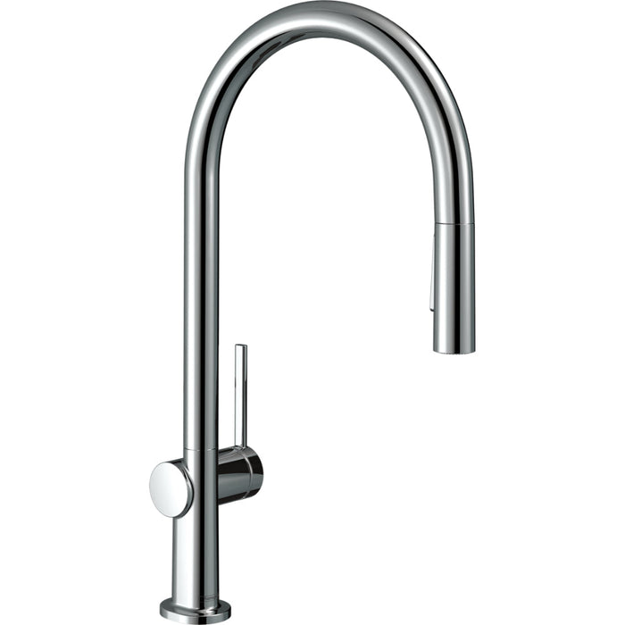 Hansgrohe Talis M54 Single Lever Kitchen Mixer 210 Ecosmart with Pull-Out Spray, 2 Spray Modes - Unbeatable Bathrooms
