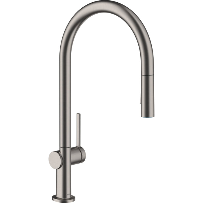 Hansgrohe Talis M54 Single Lever Kitchen Mixer 210 with Pull-Out Spray and Sbox, 2 Spray Modes - Unbeatable Bathrooms