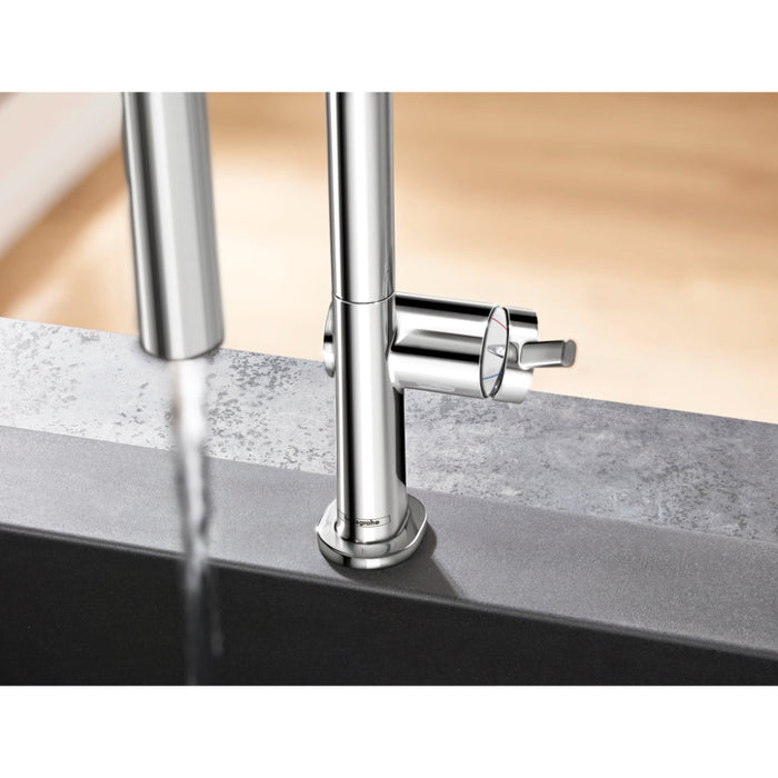 Hansgrohe Talis M54 Single Lever Kitchen Mixer 210 with Pull-Out Spray and Sbox, 2 Spray Modes - Unbeatable Bathrooms