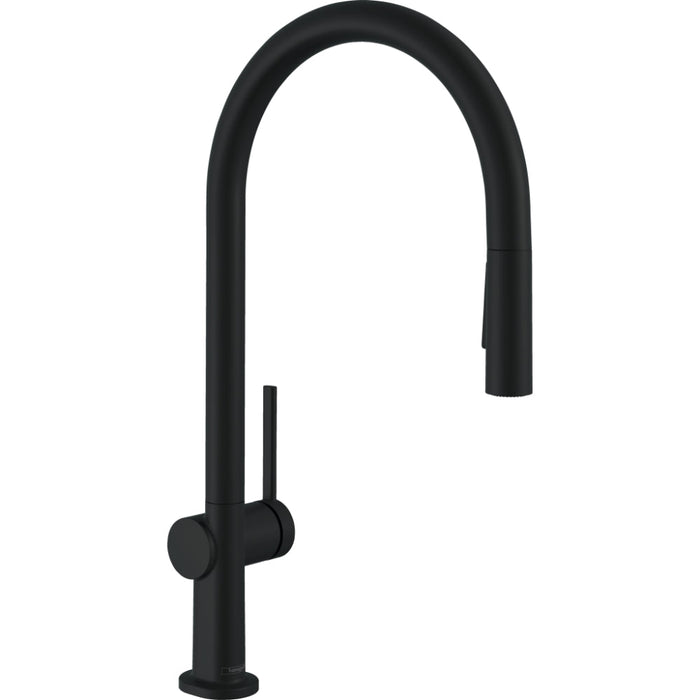 Hansgrohe Talis M54 Single Lever Kitchen Mixer 210 with Pull-Out Spray and Sbox, 2 Spray Modes - Unbeatable Bathrooms