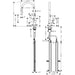 Hansgrohe Talis M54 Single Lever Kitchen Mixer 210 with Pull-Out Spray and Sbox, 2 Spray Modes - Unbeatable Bathrooms