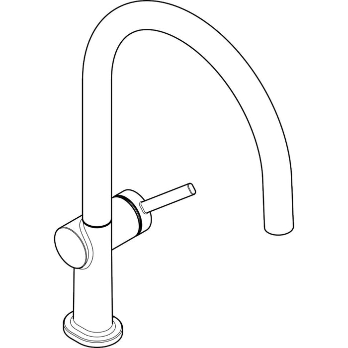 Hansgrohe Talis M54 Single Lever Kitchen Mixer 220 Ecosmart, Single Spray Mode - Unbeatable Bathrooms