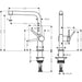 Hansgrohe Talis M54 Single Lever Kitchen Mixer 270, Single Spray Mode - Unbeatable Bathrooms