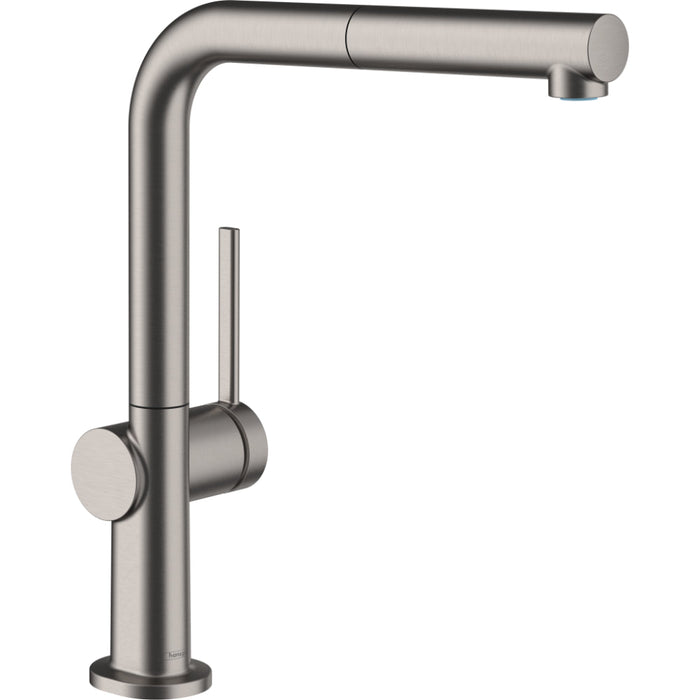 Hansgrohe Talis M54 Single Lever Kitchen Mixer 270 with Pull-Out Spout and Sbox, Single Spray Mode - Unbeatable Bathrooms