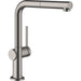 Hansgrohe Talis M54 Single Lever Kitchen Mixer 270 with Pull-Out Spout and Sbox, Single Spray Mode - Unbeatable Bathrooms