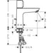Hansgrohe Talis Select E Basin Mixer 110 Without Waste - Chrome - Unbeatable Bathrooms