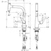 Hansgrohe Talis Select M51 Single Lever Kitchen Mixer 220 with Pull-Out Spout, Single Spray Mode - Unbeatable Bathrooms