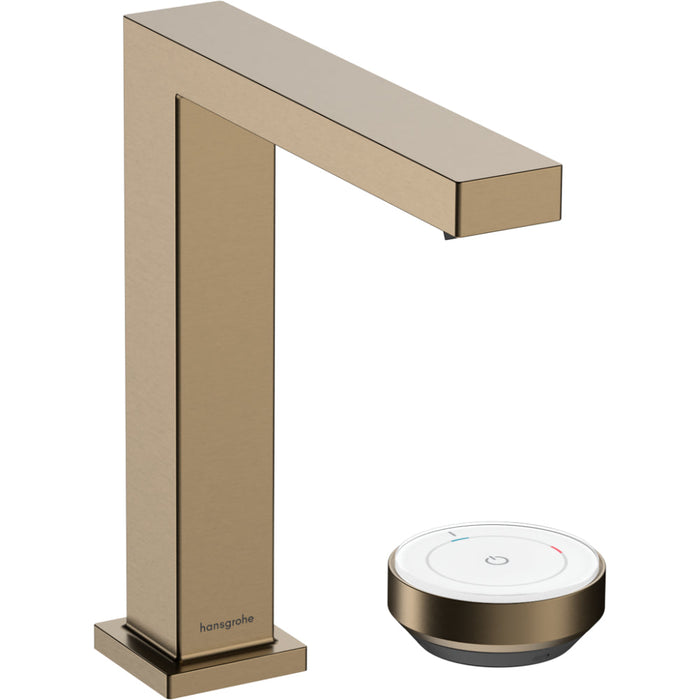 Hansgrohe Tecturis E 2-Hole Basin Mixer 150 Coolstart Ecosmart+ with Waste Set - Unbeatable Bathrooms