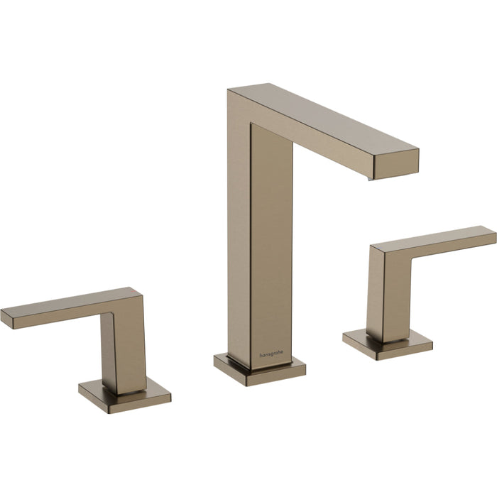 Hansgrohe Tecturis E 3-Hole Basin Mixer 150 Ecosmart+ with Push-Open Waste Set - Unbeatable Bathrooms