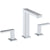 Hansgrohe Tecturis E 3-Hole Basin Mixer 150 Ecosmart+ with Push-Open Waste Set - Unbeatable Bathrooms