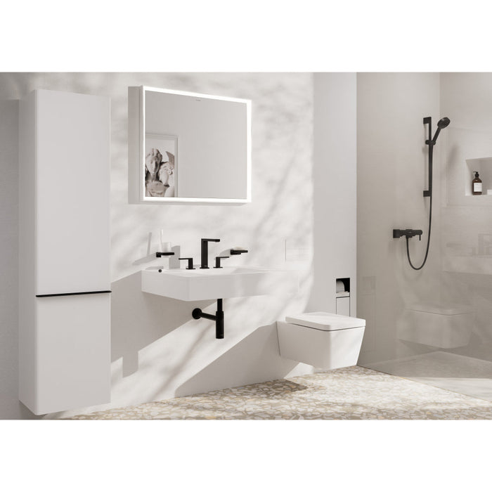 Hansgrohe Tecturis E 3-Hole Basin Mixer 150 Ecosmart+ with Push-Open Waste Set - Unbeatable Bathrooms