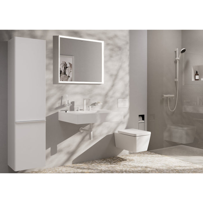 Hansgrohe Tecturis E 3-Hole Basin Mixer 150 Ecosmart+ with Push-Open Waste Set - Unbeatable Bathrooms