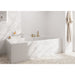 Hansgrohe Tecturis E 3-Hole Rim Mounted Single Lever Bath Mixer with Sbox - Unbeatable Bathrooms