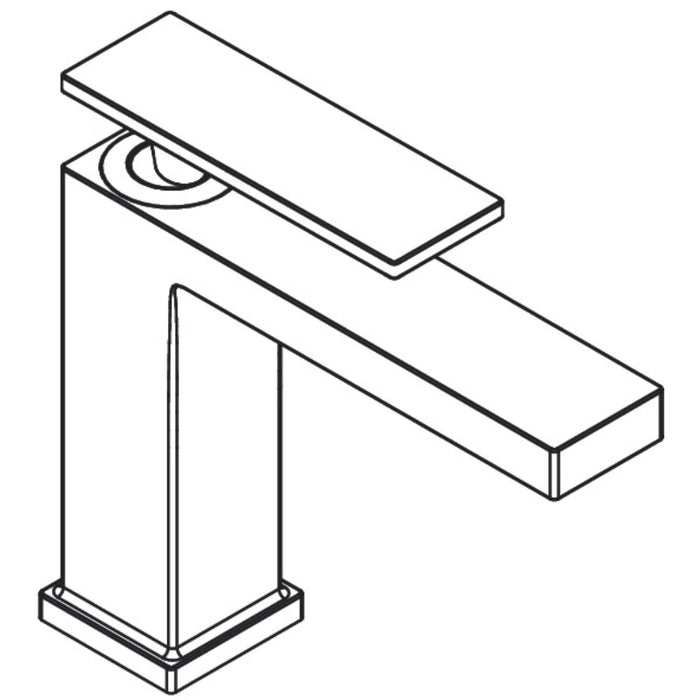 Hansgrohe Tecturis E Single Lever Basin Mixer 110 Coolstart Without Waste Set - Unbeatable Bathrooms