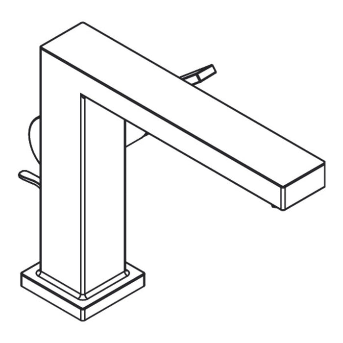 Hansgrohe Tecturis E Single Lever Basin Mixer 110 Fine Coolstart Ecosmart+ with Pop Up-Waste Set - Unbeatable Bathrooms