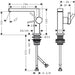 Hansgrohe Tecturis E Single Lever Basin Mixer 110 Fine Coolstart with Push-Open Waste Set - Unbeatable Bathrooms