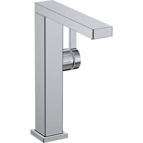 Hansgrohe Tecturis E Single Lever Basin Mixer 210 Fine Coolstart with Swivel Spout and Push-Open Waste Set - Unbeatable Bathrooms