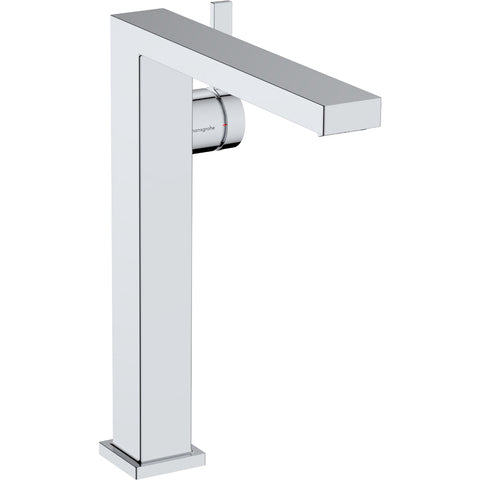 Hansgrohe Tecturis E Single Lever Basin Mixer 240 Fine Coolstart Ecosmart+ For Wash Bowls with Push-Open Waste Set - Unbeatable Bathrooms