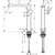 Hansgrohe Tecturis E Single Lever Basin Mixer 240 Fine Coolstart Ecosmart+ For Wash Bowls with Push-Open Waste Set - Unbeatable Bathrooms
