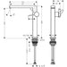 Hansgrohe Tecturis E Single Lever Basin Mixer 240 Fine Coolstart Ecosmart+ For Wash Bowls Without Waste Set - Unbeatable Bathrooms