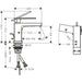 Hansgrohe Tecturis E Single Lever Basin Mixer 80 Coolstart Ecosmart+ with Pop-Up Waste Set - Unbeatable Bathrooms