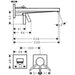 Hansgrohe Tecturis E Single Lever Basin Mixer For Concealed Installation Wall-Mounted Ecosmart+ with Spout 22,5 cm - Unbeatable Bathrooms