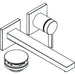 Hansgrohe Tecturis E Single Lever Basin Mixer For Concealed Installation Wall-Mounted Ecosmart+ with Spout 22,5 cm - Unbeatable Bathrooms