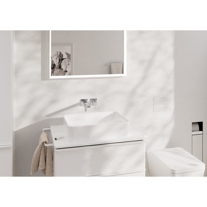 Hansgrohe Tecturis E Single Lever Basin Mixer For Concealed Installation Wall-Mounted Ecosmart+ with Spout 22,5 cm - Unbeatable Bathrooms