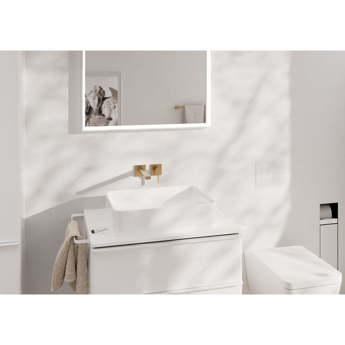 Hansgrohe Tecturis E Single Lever Basin Mixer For Concealed Installation Wall-Mounted Ecosmart+ with Spout 22,5 cm - Unbeatable Bathrooms