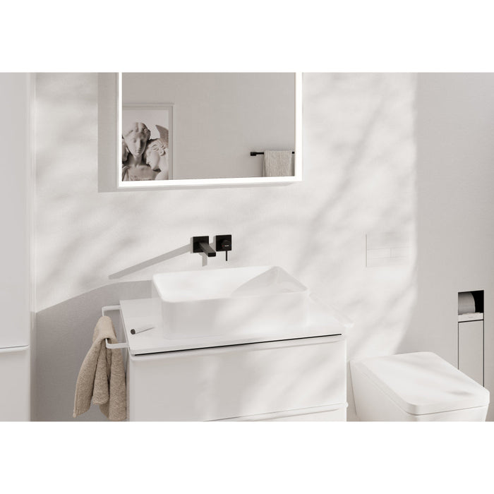 Hansgrohe Tecturis E Single Lever Basin Mixer For Concealed Installation Wall-Mounted Ecosmart+ with Spout 22,5 cm - Unbeatable Bathrooms