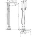 Hansgrohe Tecturis E Single Lever Bath Mixer Floor-Standing - Unbeatable Bathrooms